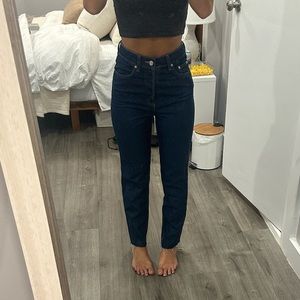 NWT H&M High Waist Mom Jeans